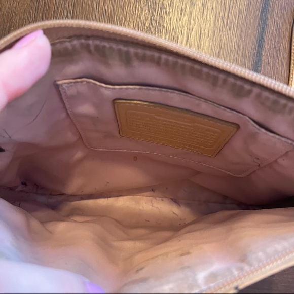 Tan Leather Coach Crossbody - Picture 7 of 8